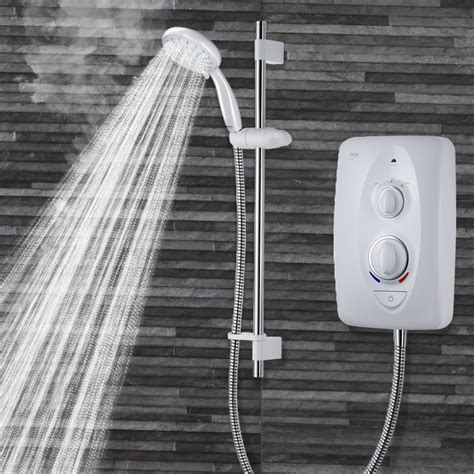 electric shower wall